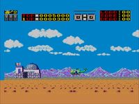 une photo d'Ã©cran de Choplifter sur Sega Master System